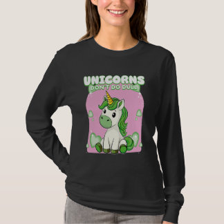 ユニコーン鈍いユニコーンを行わない1 Tシャツ