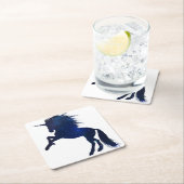 ユニコーン銀河系 スクエアペーパーコースター (インサイチュ)