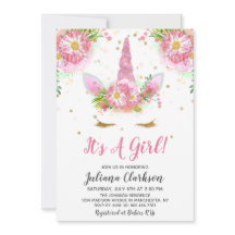 ユニコーン開花ベビーシャワー