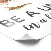 ユニコーン開花 フォトプリント            (角)