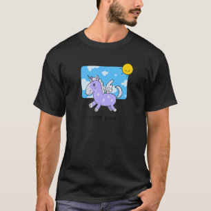 ユニコーン間抜けタイガーベアーベビーサニーキッズアニマルZ Tシャツ