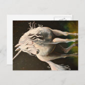 ユニコーン陛下。 ポストカード (正面/裏面)