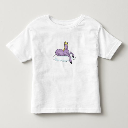 ユニコーン雲 トドラーTシャツ (正面)