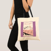 ユニコーン音楽ブックトートバ子供へッグ トートバッグ (正面(商品))