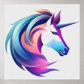 ユニコーン頭 ポスター (正面)