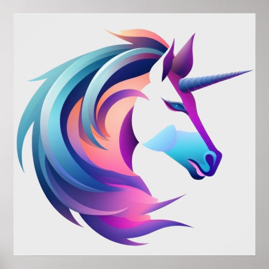 ユニコーン頭 ポスター (正面)