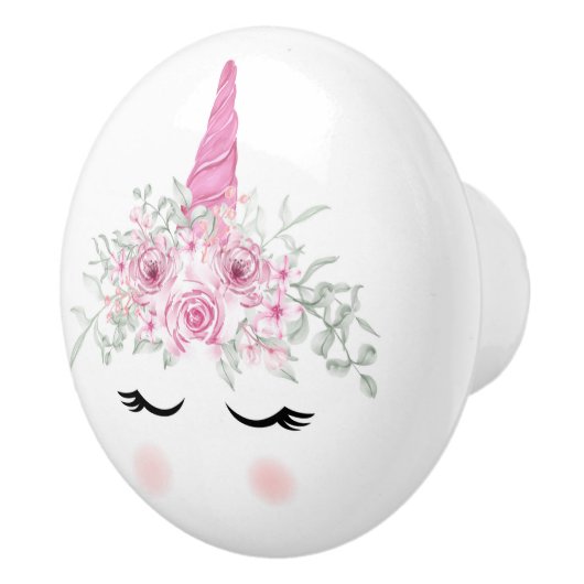 ユニコーン顔セラミックプル セラミックノブ (右)