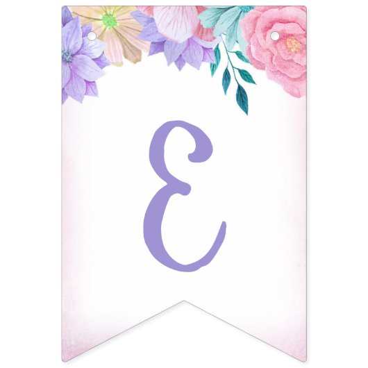 ユニコーン顔誕生日バナパーソナライズされたー バンティングフラッグ (第2の旗)