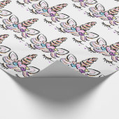 ユニコーン顔 ラッピングペーパー (角)