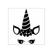 ユニコーン顔 ラバースタンプ (インプリント)