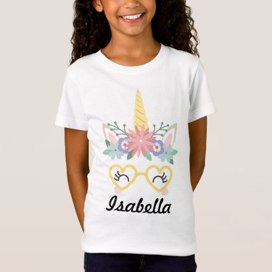 ユニコーン顔 Tシャツ (正面)