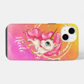 ユニコーン風カスタムiPhoneケース iPhoneケース (裏面横)