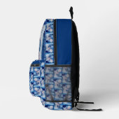 ユニコーン飛んでいるウマの滝パーソナライズされた プリントバックパック (右)