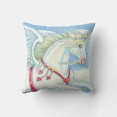 ユニコーン飛んでいるペガソスホース装飾用クッション クッション (裏面)