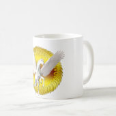 ユニコーン飛んでいる コーヒーマグカップ (正面右)