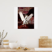 ユニコーン飛んでいる ポスター (キッチン)