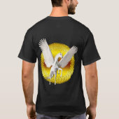 ユニコーン飛んでいる Tシャツ (裏面)