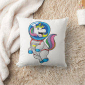 ユニコーン飛行士宇宙 クッション (ブランケット)
