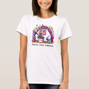 ユニコーン食べラーメン Tシャツ