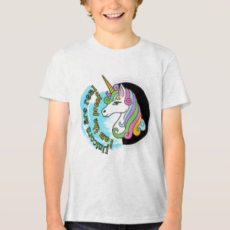 ユニコーン馬デザイン トライブレンドTシャツ