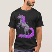 ユニコーン馬ユニコーンponyギフトアイディア tシャツ (正面)
