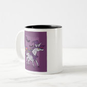 ユニコーン魔女 ツートーンマグカップ (正面左)