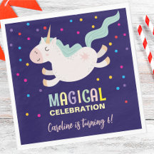 ユニコーン魔法お祝い誕生日
