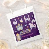 ユニコーン魔法お祝い誕生日 フェイバーバッグ (クリップ留めされた状態)