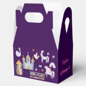 ユニコーン魔法お祝い誕生日 フェイバーボックス (オープン)