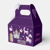 ユニコーン魔法お祝い誕生日 フェイバーボックス (正面サイド)