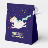 ユニコーン魔法お祝い誕生日 フェイバーボックス (裏面サイド)