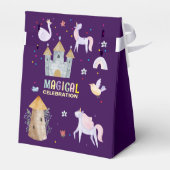 ユニコーン魔法お祝い誕生日 フェイバーボックス (裏面サイド)