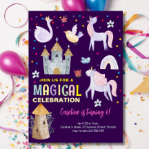 ユニコーン魔法お祝い誕生日