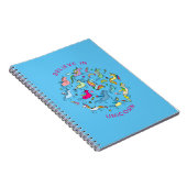 ユニコーン魔法かわいい ノートブック (右側)