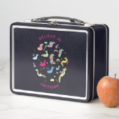 ユニコーン魔法かわいい メタルランチボックス (インサイチュ)