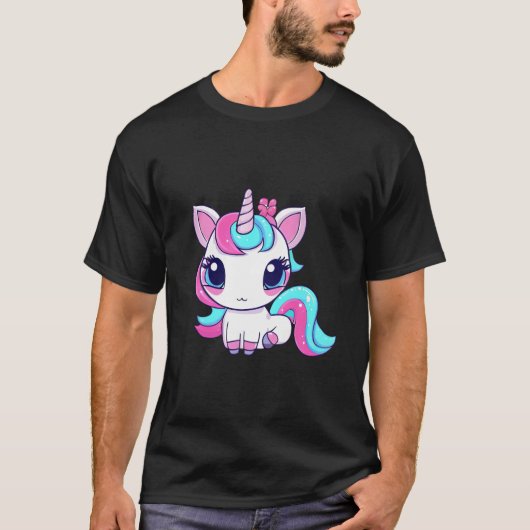 ユニコーン魔法の生き物 Tシャツ (正面)