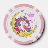 ユニコーン魔法トランプのポーカーチップ ポーカーチップ (裏面)