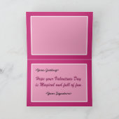 ユニコーン魔法バレンタインウィッシュ シーズンカード (内部)