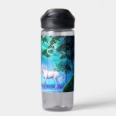 ユニコーン魔法ムーンライトフォレスト名の追加 ウォーターボトル (背面)