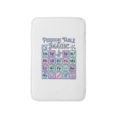 ユニコーン魔法元素表 グラフィックデザイン メル バスマット (正面縦)
