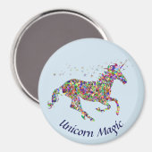 ユニコーン魔法磁石 マグネット (正面/裏面)