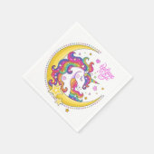 ユニコーン魔法紙ナプキンス スタンダードカクテルナプキン (角)