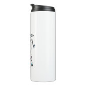 ユニコーン魔法、おもしろいユニコーンイラストレーション タンブラー (回転右)