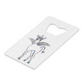 ユニコーン魔法 クレジットカード栓抜き (正面アングル)