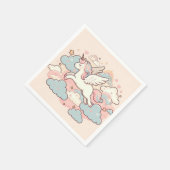 ユニコーン魔法 スタンダードカクテルナプキン (角)