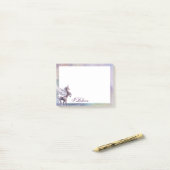 ユニコーン魔法 |パステルカラフルファンタジー水彩 ポストイット (デスク上)