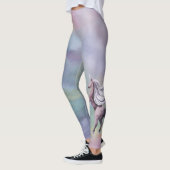 ユニコーン魔法 |パステルカラフルファンタジー水彩 レギンス (左)