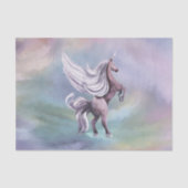 ユニコーン魔法 |パステルカラフルファンタジー水彩 薄葉紙 (正面)