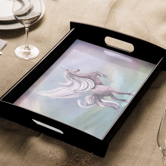 ユニコーン魔法 |パステルカラフルファンタジー水彩 薄葉紙