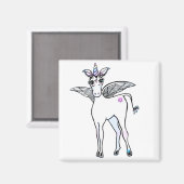 ユニコーン魔法 マグネット (正面/裏面)